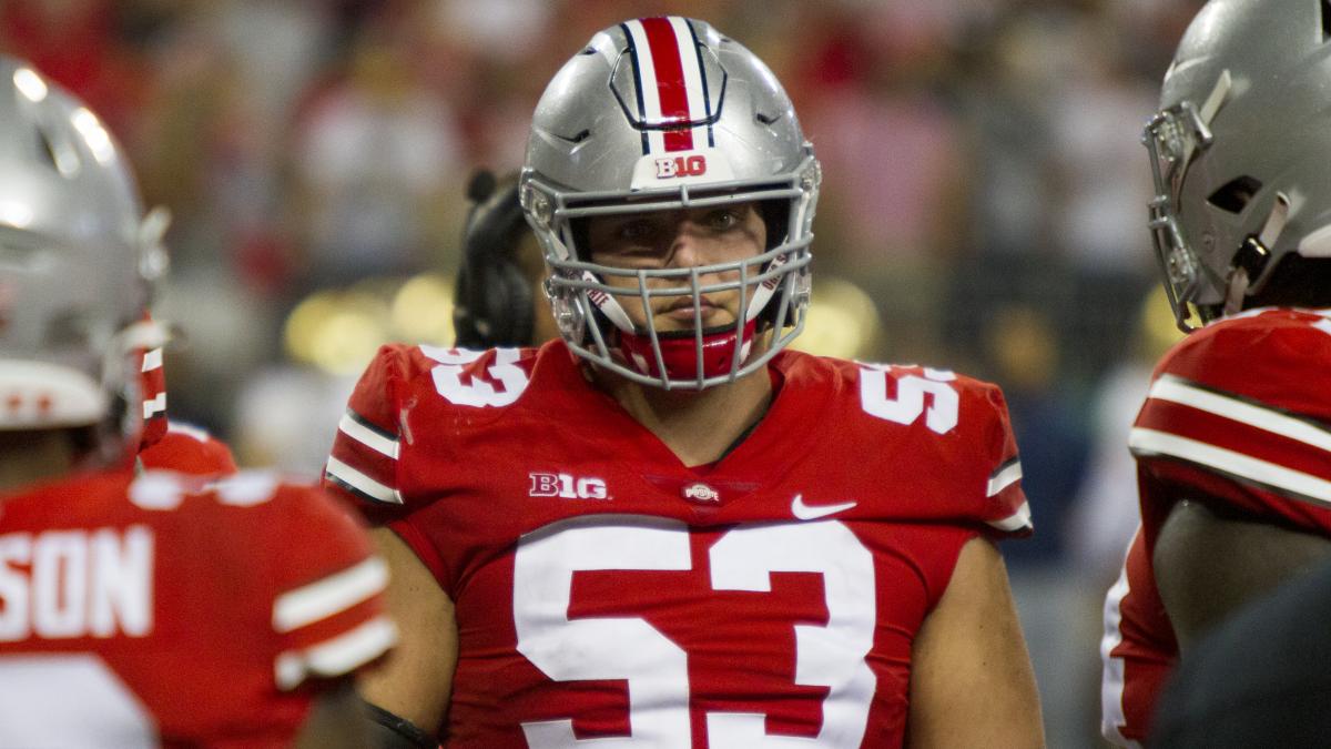 Ohio State center Luke Wypler selected by the Browns in the NFL draft