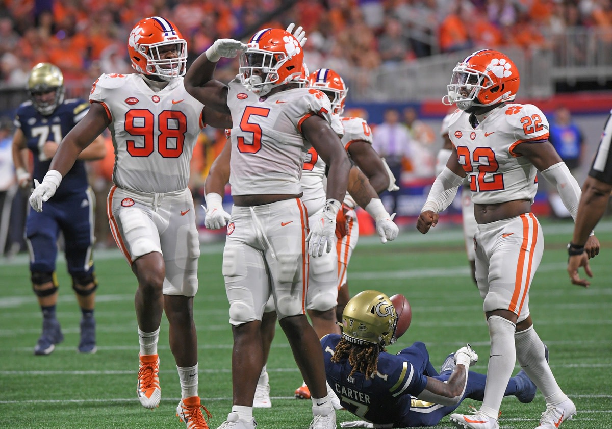 Ups And Downs Clemson Uses Strong Second Half To Pull Away From Georgia Tech Sports 3222