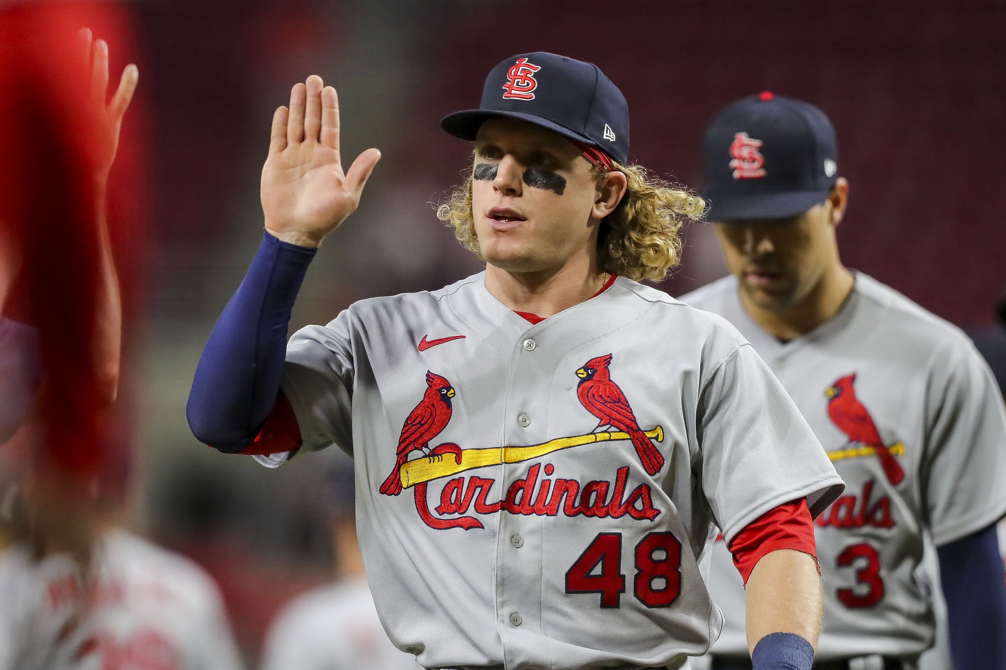 With his dramatic catches and emerging bat, Harrison Bader bidding to  become Cards' CF of the future - The Athletic