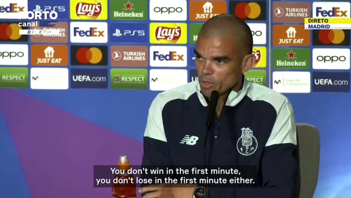 Pepe ‘its Going To Be An Extremely Difficult Game For Us Soccer Onefootball On Sports