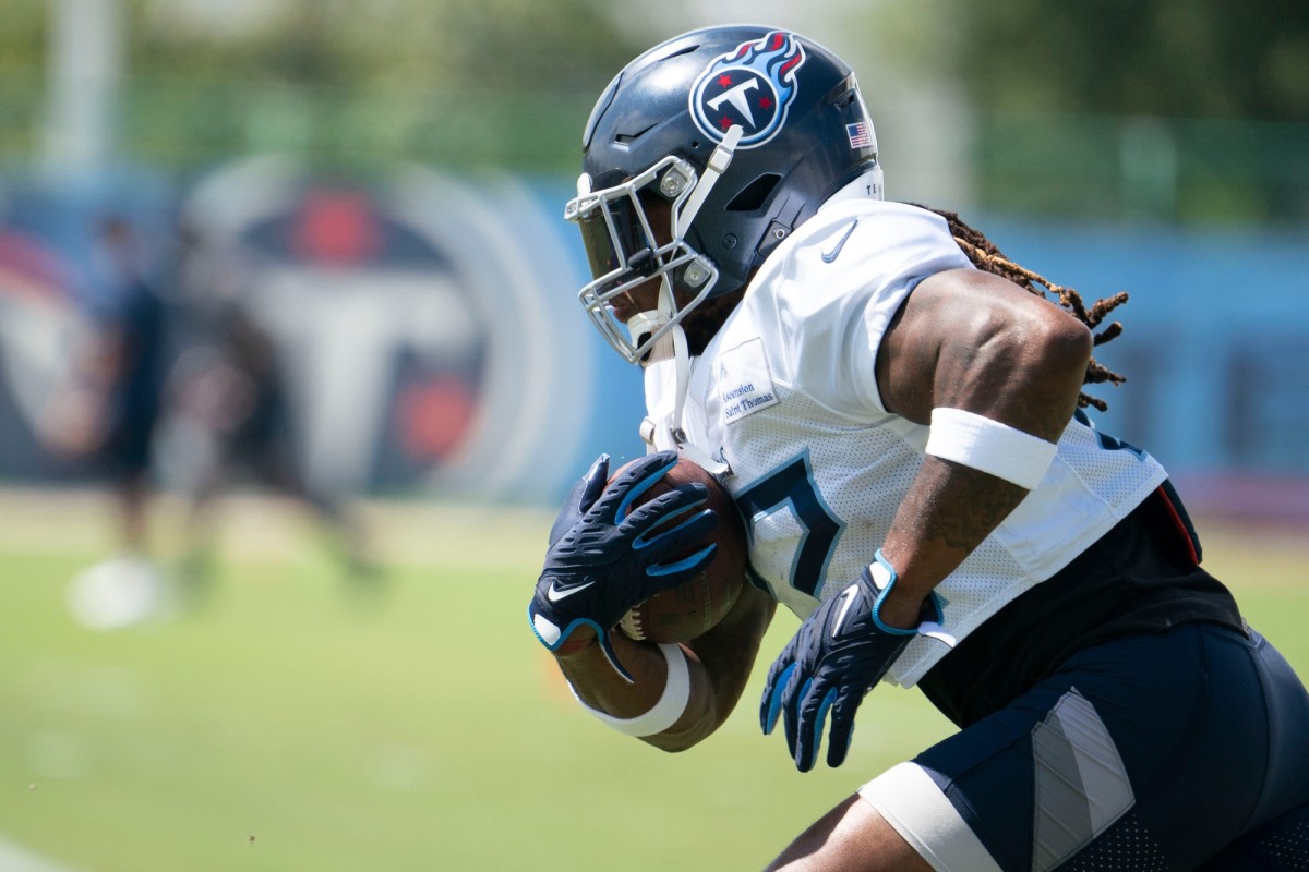 PHOTOS: Tennessee Titans practice before week 1 opponent the New York Giants