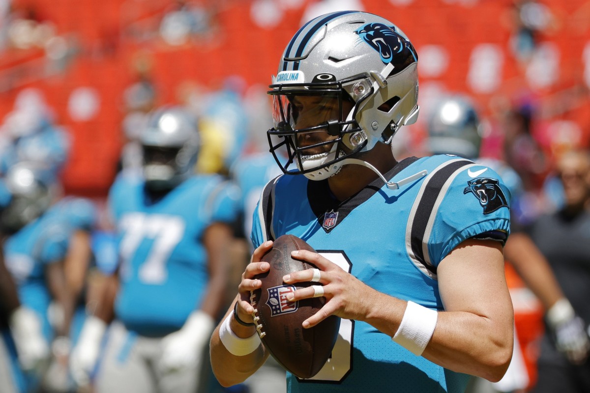 Panthers release Baker Mayfield as QB's spiral continues