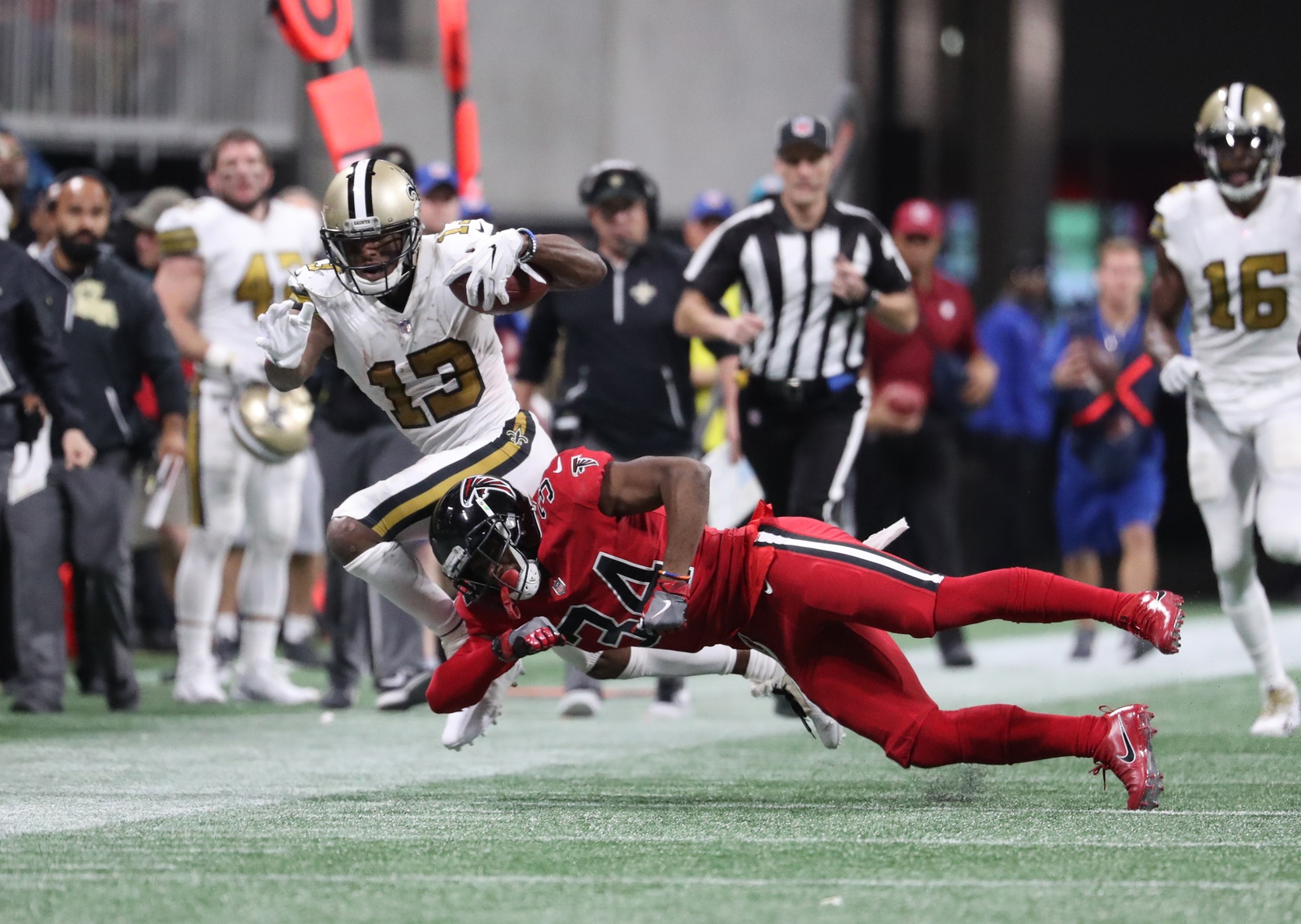 Saints Rushing Attack vs. Falcons Run Defense - Sports Illustrated New  Orleans Saints News, Analysis and More