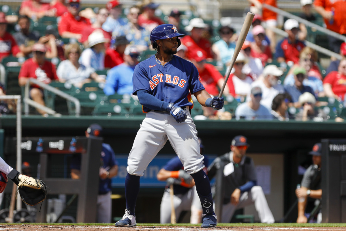 Houston's Corey Julks singles in first big league at bat for Astros