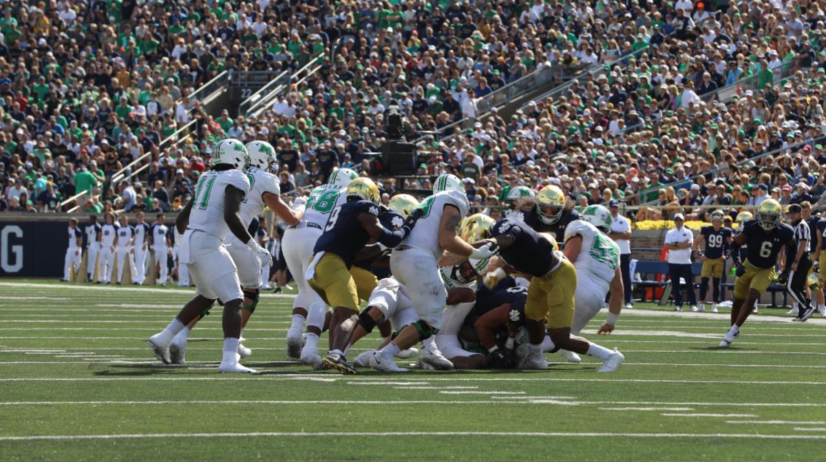 First Half Analysis: Marshall 9, Notre Dame 7 - Sports Illustrated ...