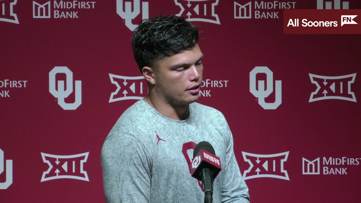 Watch Oklahoma Qb Dillon Gabriel Kent State Postgame Sports Illustrated Oklahoma Sooners News 9871