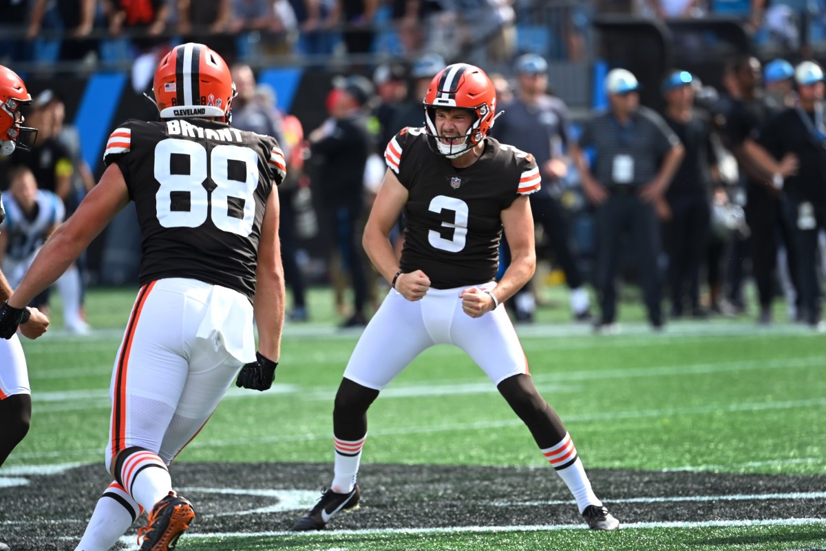 Rookie Kicker Among Cleveland Browns Standouts in Victory over Carolina  Panthers - Sports Illustrated Cleveland Browns News, Analysis and More