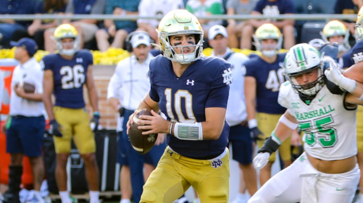 Drew Pyne Ready To Take Over As Notre Dame's Starting Quarterback