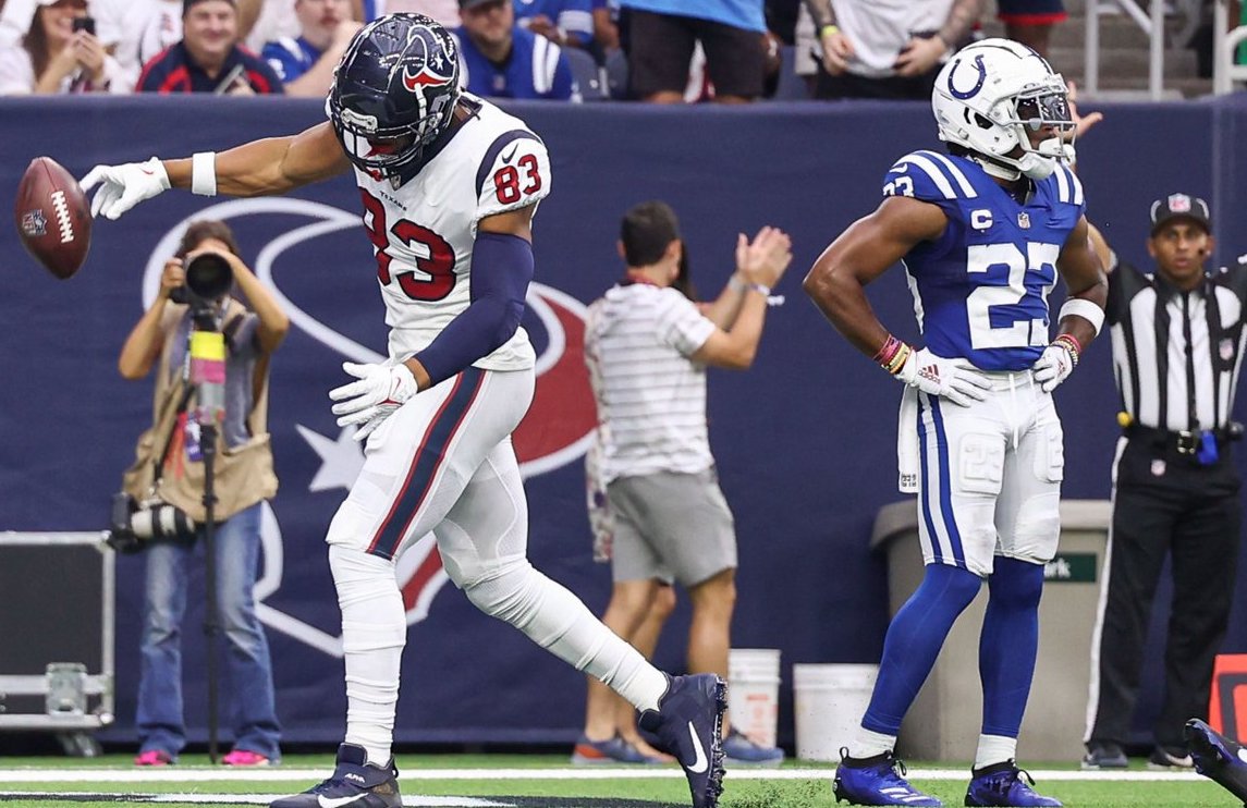 Houston Texans tight end O.J. Howard (83) during an NFL football