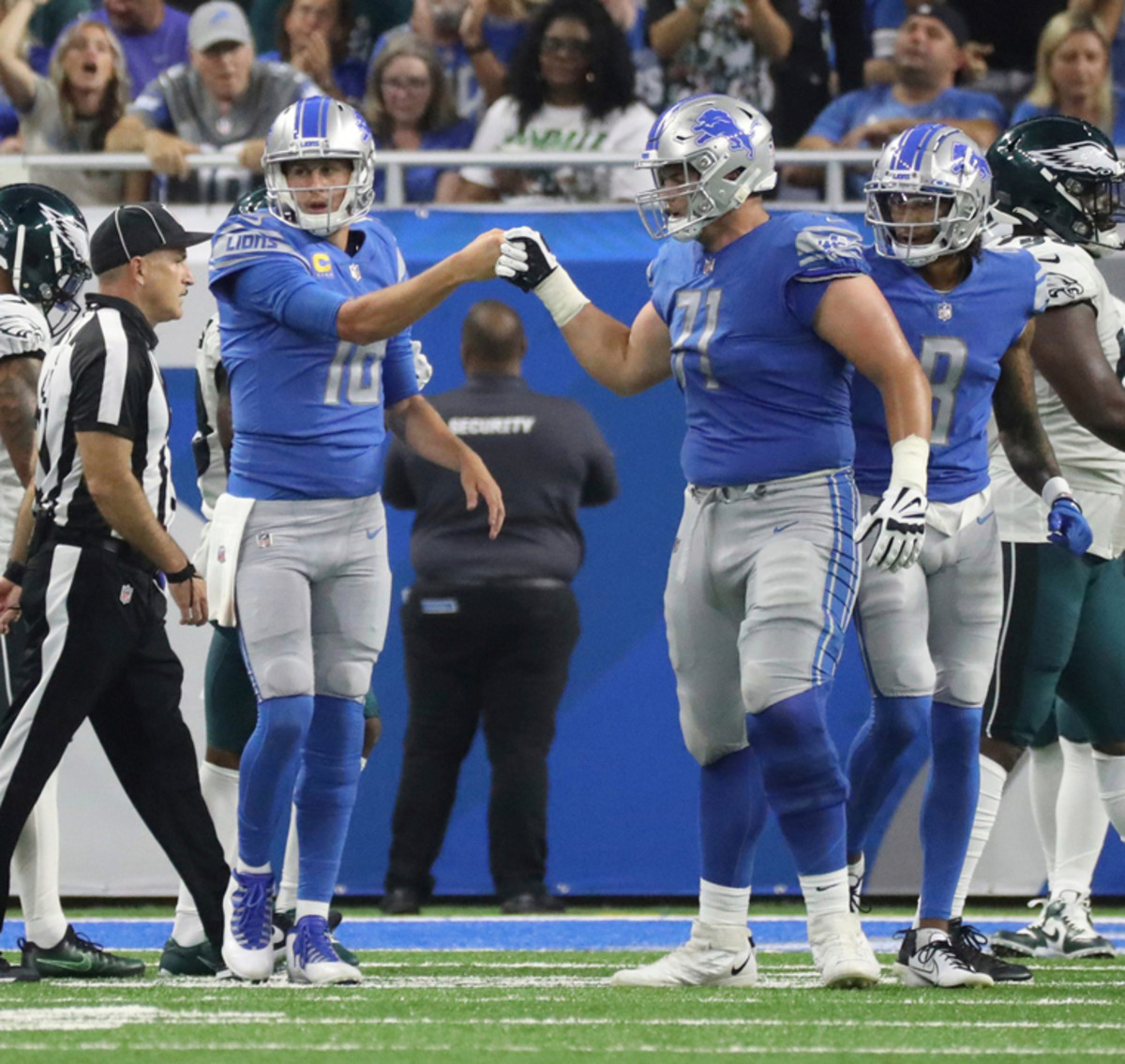 The Lions are waiving OL Logan Stenberg