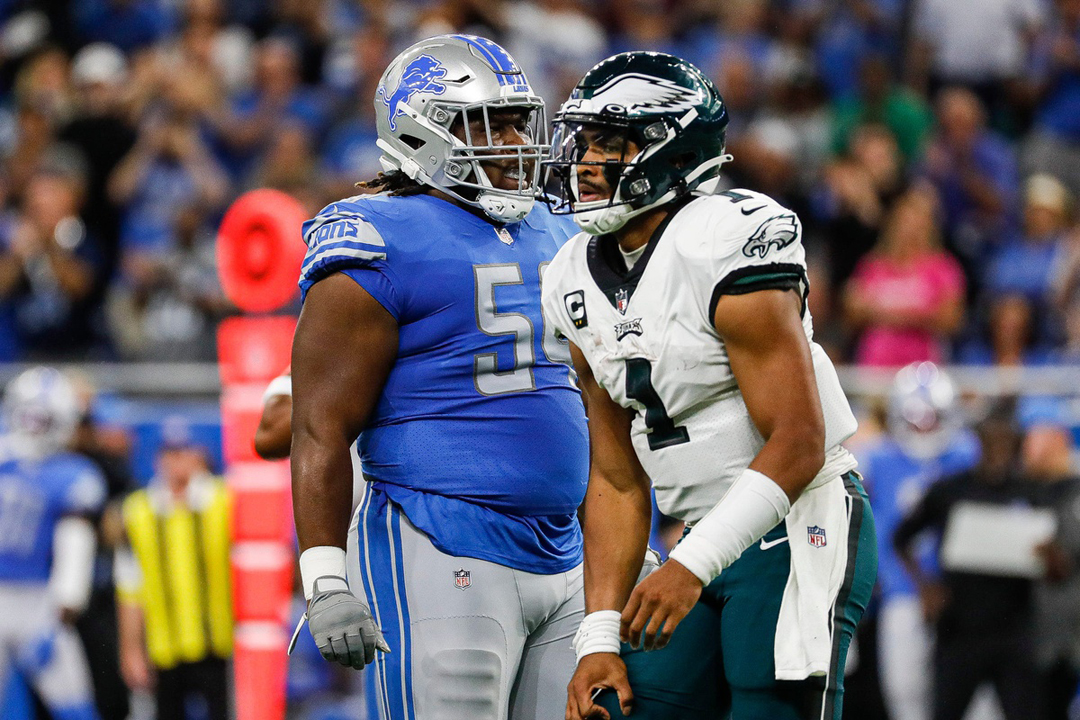 Eagles' Jason Kelce reacts to viral 'judo hip toss' by Lions