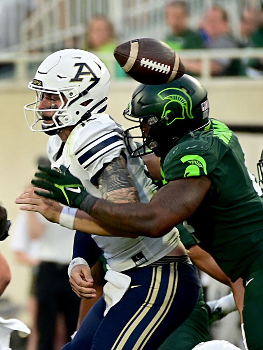 Jacoby Windmon caused three fumbles against Akron last weekend.