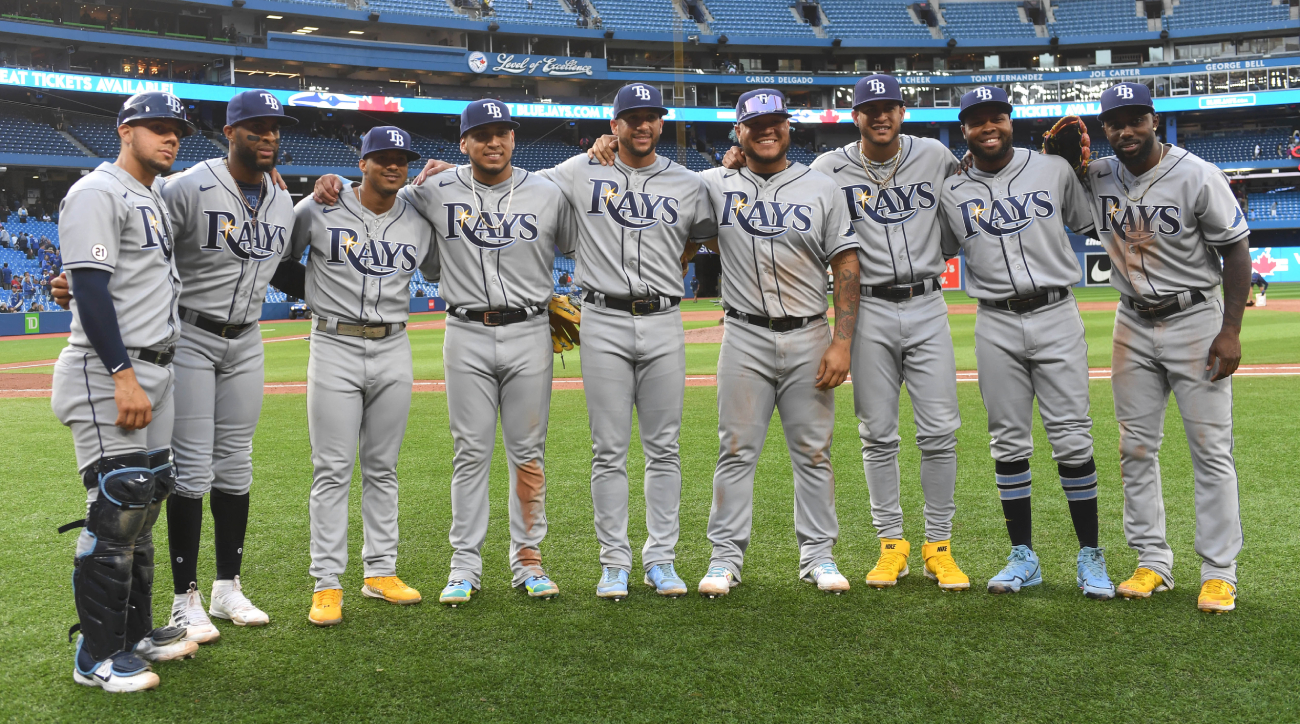 Rays make history with MLB's 1st all-Latino lineup in lopsided