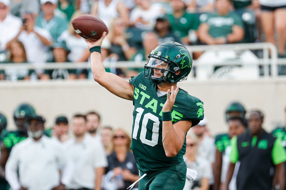 Will year of growth lead to Payton Thorne taking over as Michigan State's  starting QB? 