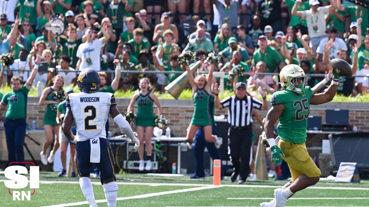 Notre Dame, Marcus Freeman Gets First Win Of Season Over Cal, 24-17 ...