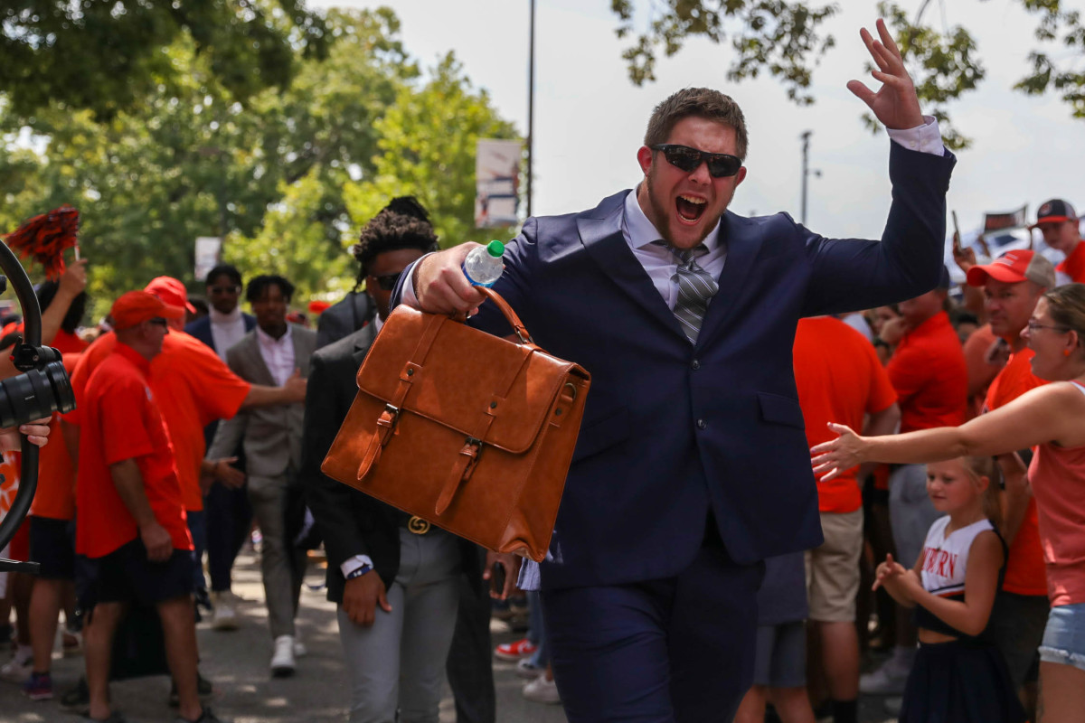 Tiger Walk on Saturday, Sept. 17, 2022.