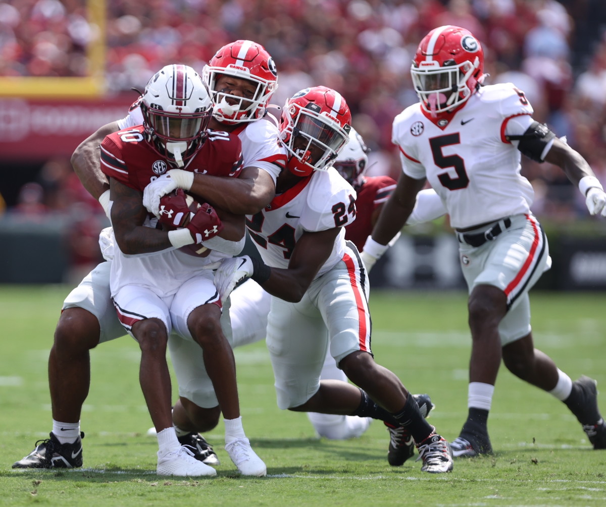 Georgia Bulldogs could face tough test against South Carolina