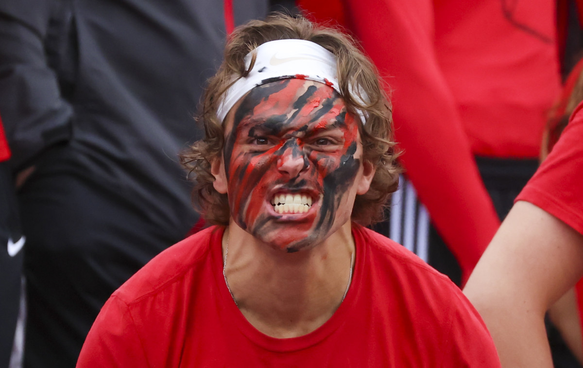 Fan 2022 Nebraska vs Oklahoma football USATSI_19062267