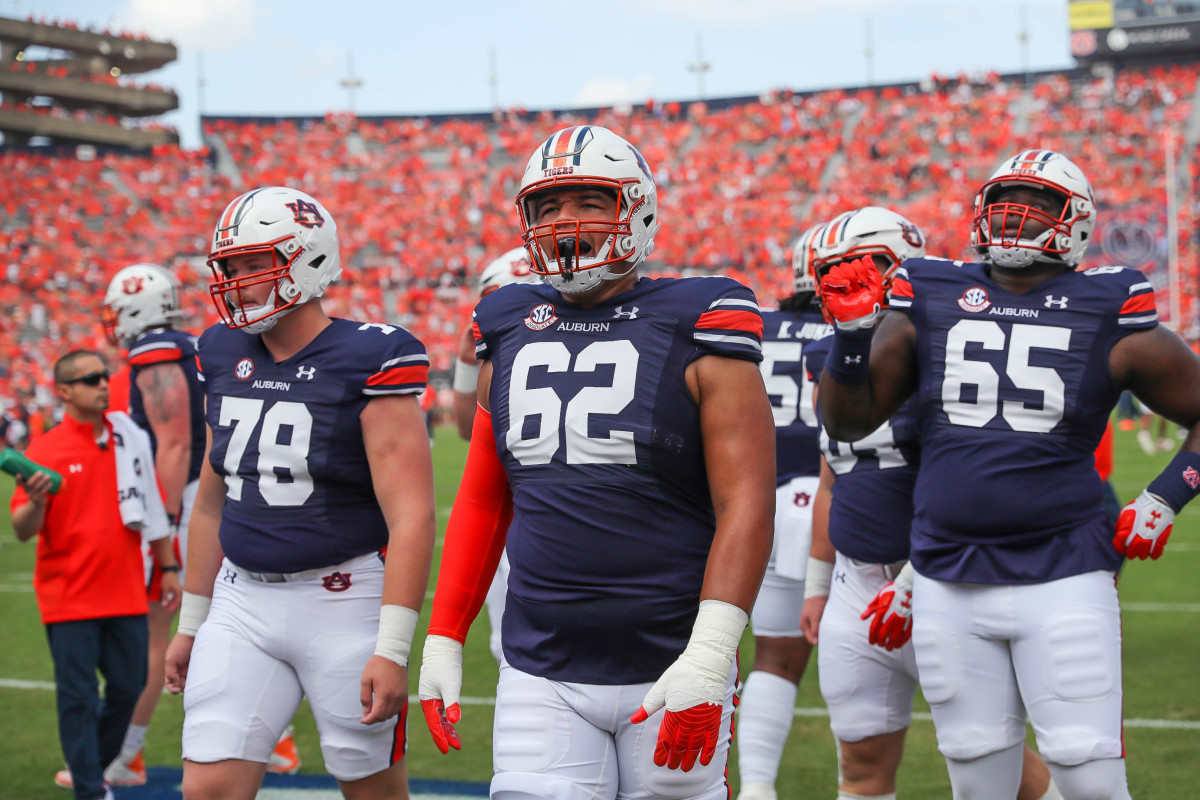 Evan Richards, Kam Stutts, and Alec Jackson vs Penn State.