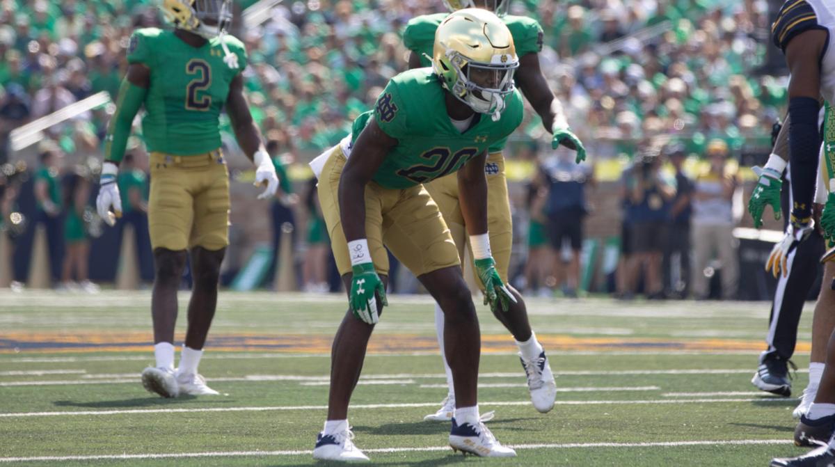 Notre Dame CB Benjamin Morrison Named An ESPN Freshman AllAmerican