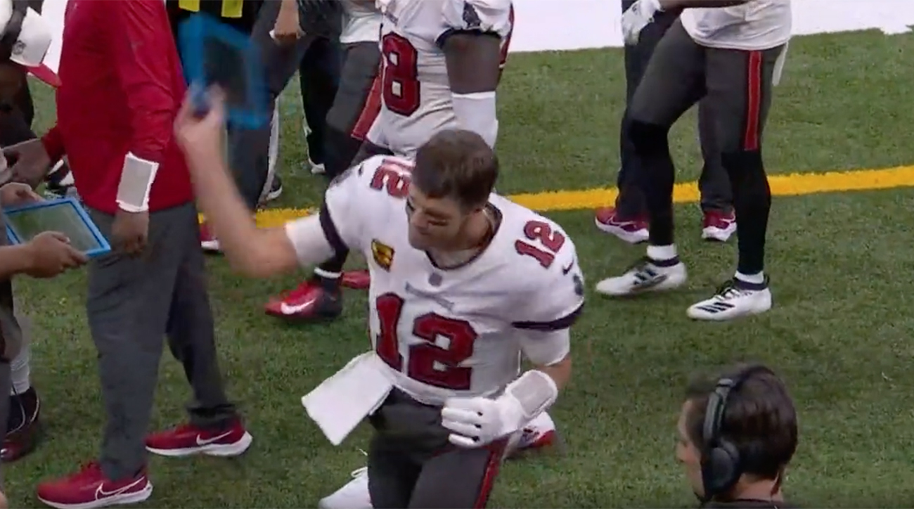 Buccaneers vs Saints: Tom Brady throws tablet to ground, involved in  scuffle in nervy Tampa Bay win