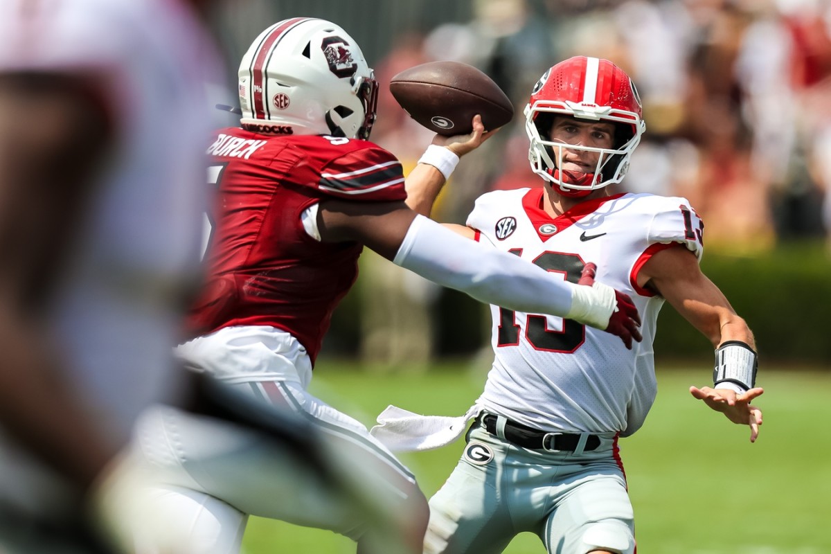 SEC Roundup: Georgia Smokes South Carolina, A&M Bounces Back, Arkansas, Florida Avoid Disaster