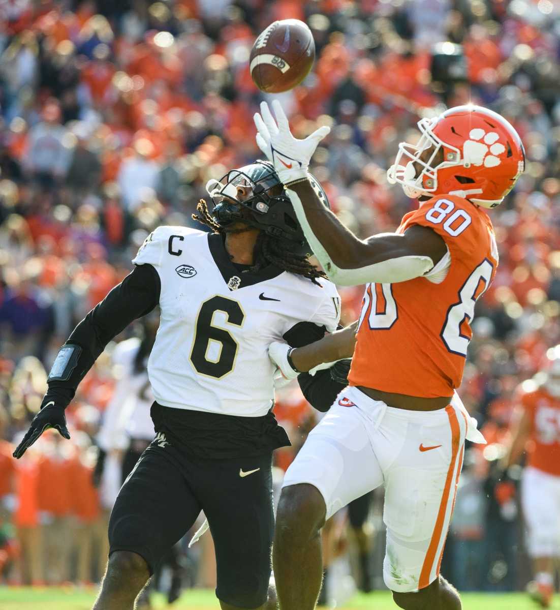 Clemson Wide Receiver Beaux Collins vs Wake Forest