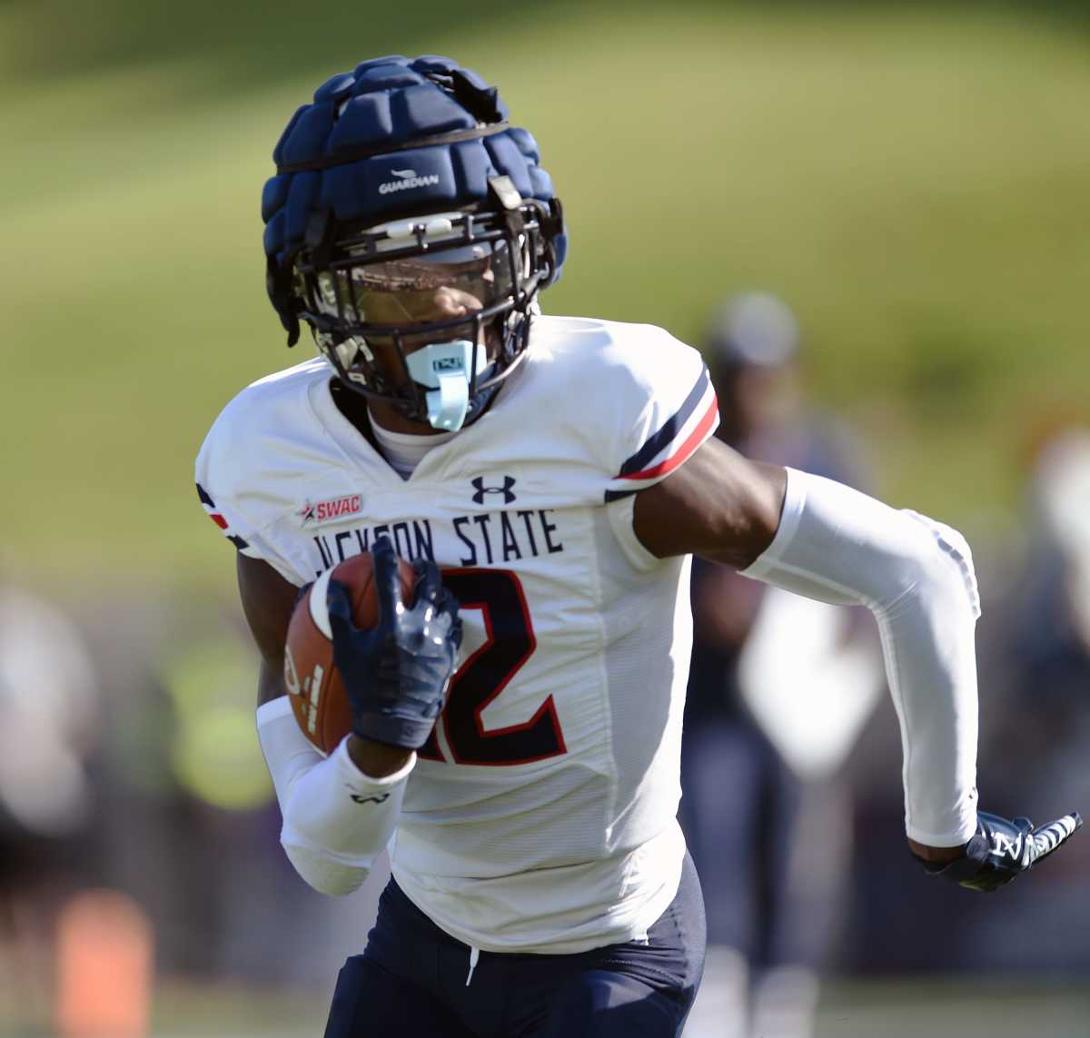 Jackson State wide receiver Travis Hunter