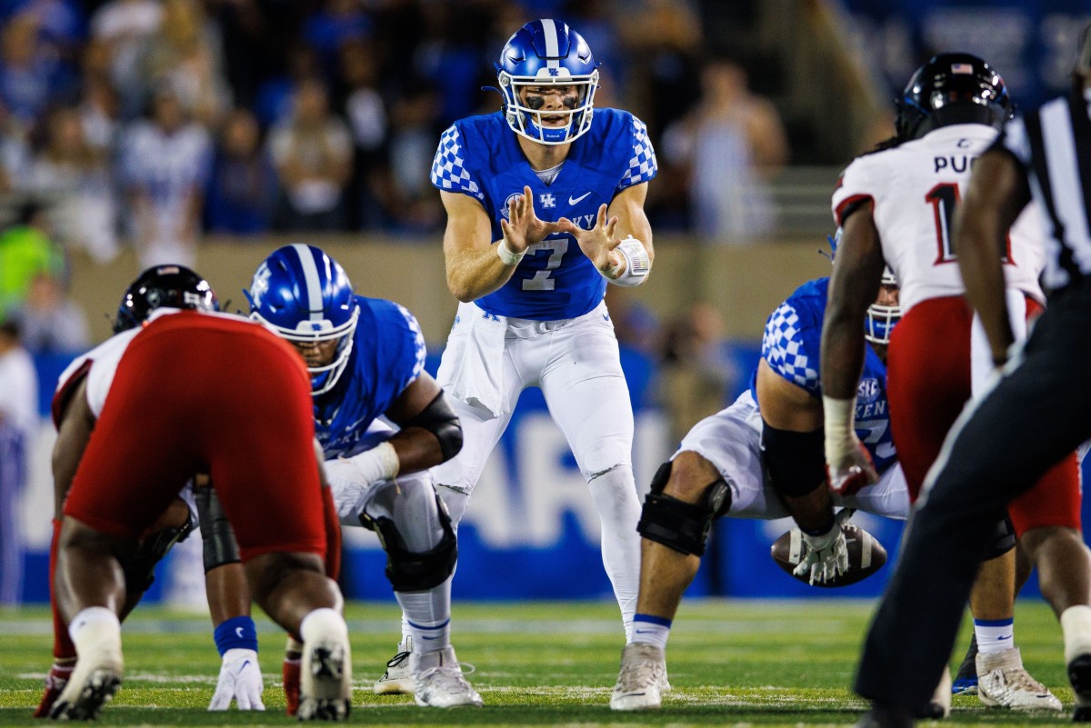 How Kentucky football backup QB Kaiya Sheron played vs. South Carolina