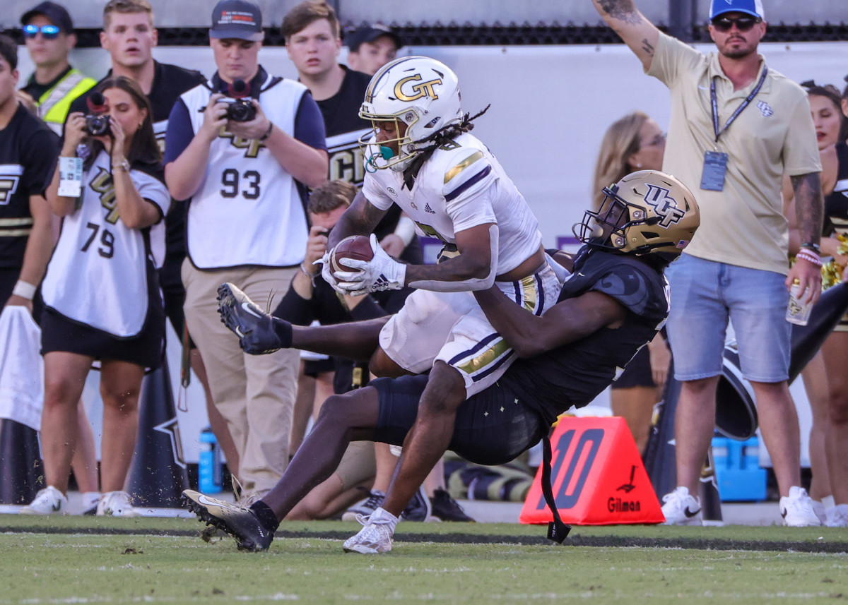 Georgia Tech wide receiver Nate McCollum