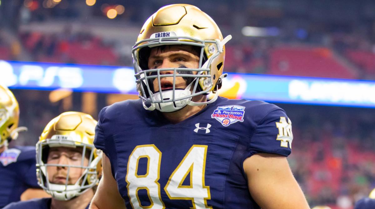 Notre Dame Tight End Kevin Bauman To Miss Rest Of Season - Sports ...