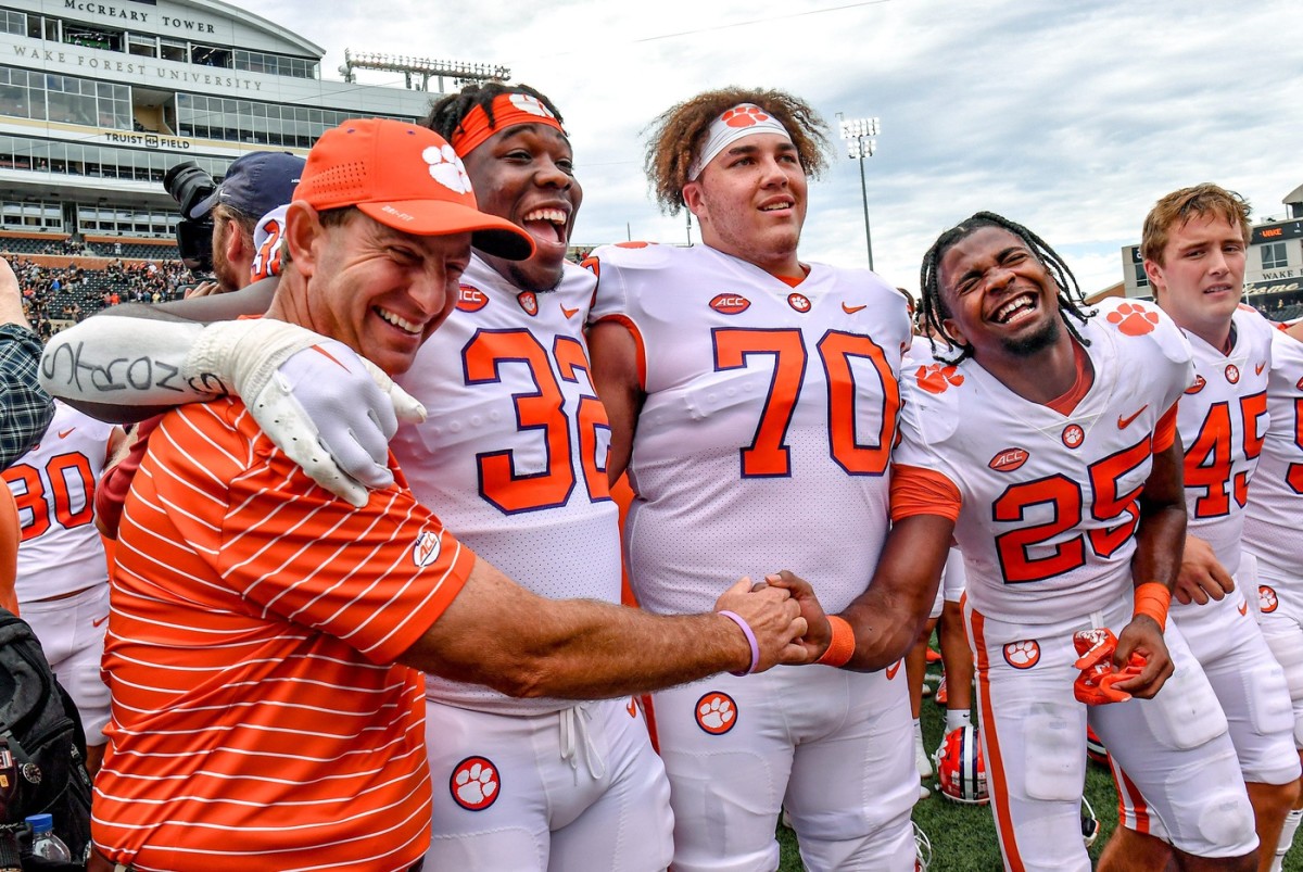 What We Learned From Clemson Tigers Thrilling Win At Wake Forest Sports Illustrated Clemson 