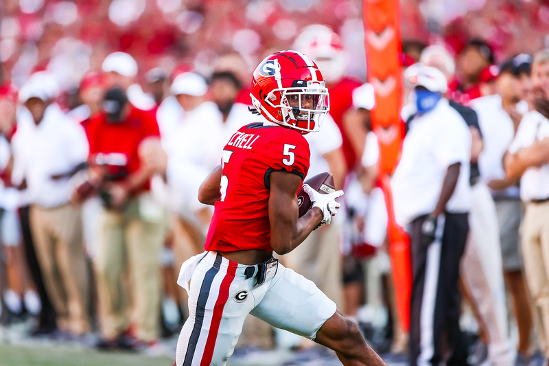 Georgia Football Injury Report WR Adonai Mitchell Dressed Out versus ...