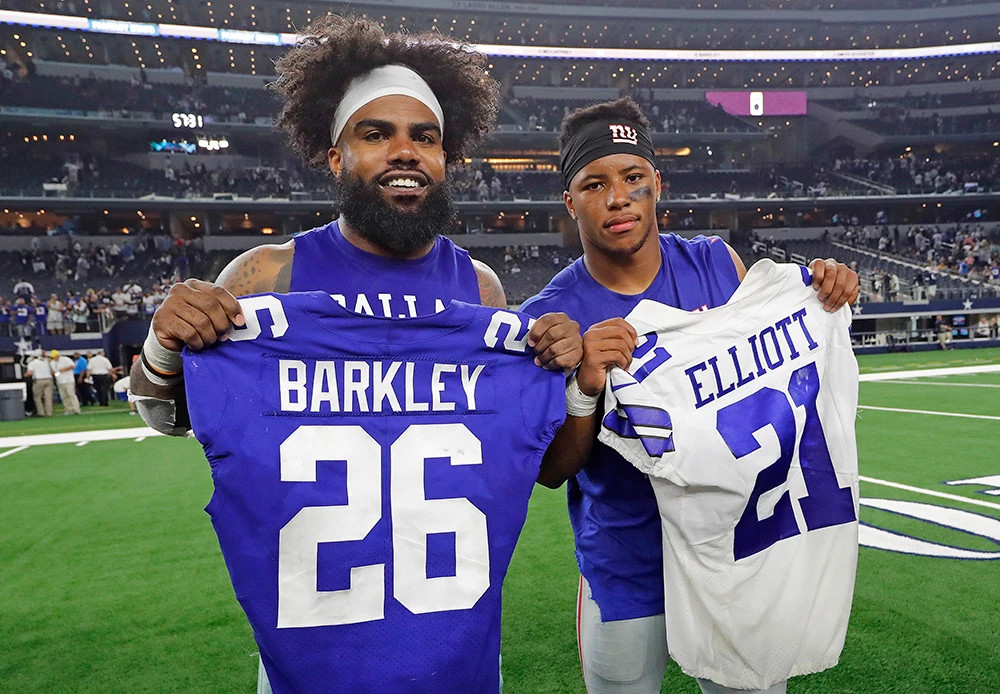 New York Giants @ Dallas Cowboys: Saquon Barkley and Ezekiel Elliott set  for battle, NFL News