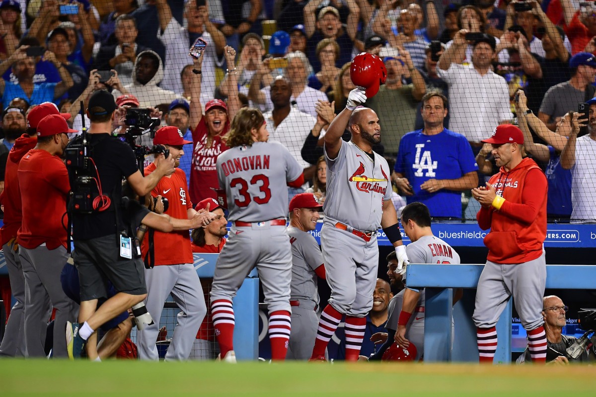 FOX Sports: MLB on X: The moment Albert Pujols joined the 700