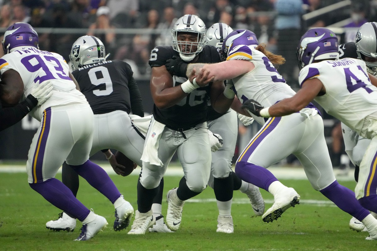 Las Vegas Raiders Dylan Parham named to All-Rookie team - Sports  Illustrated Las Vegas Raiders News, Analysis and More