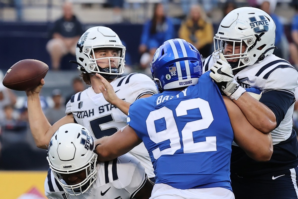 BYU vs Utah State Tyler Batty