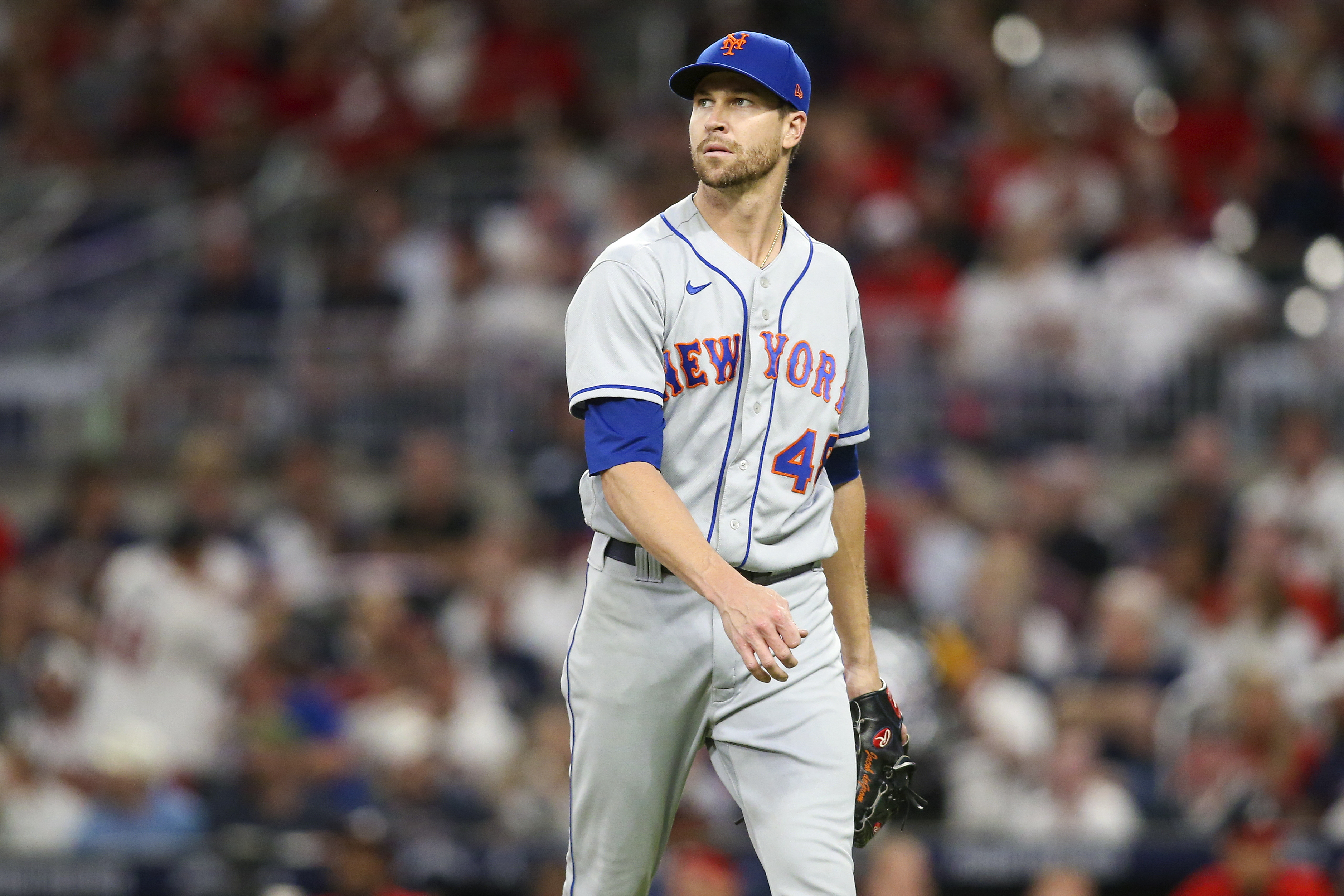 Mets' Jacob deGrom Exited vs. Braves with Blood Blister, Cut Cuticle on  Hand, News, Scores, Highlights, Stats, and Rumors