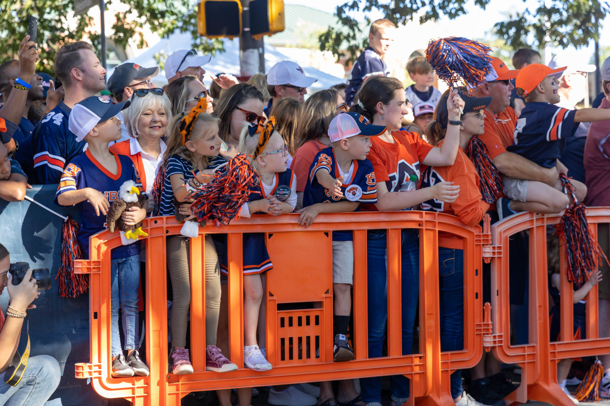 Scenes from Tiger Walk and the stadium walk-through prior to the game between the LSU Tigers and the Auburn Tigers at Jordan-Hare Stadium on Oct. 1, 2022.