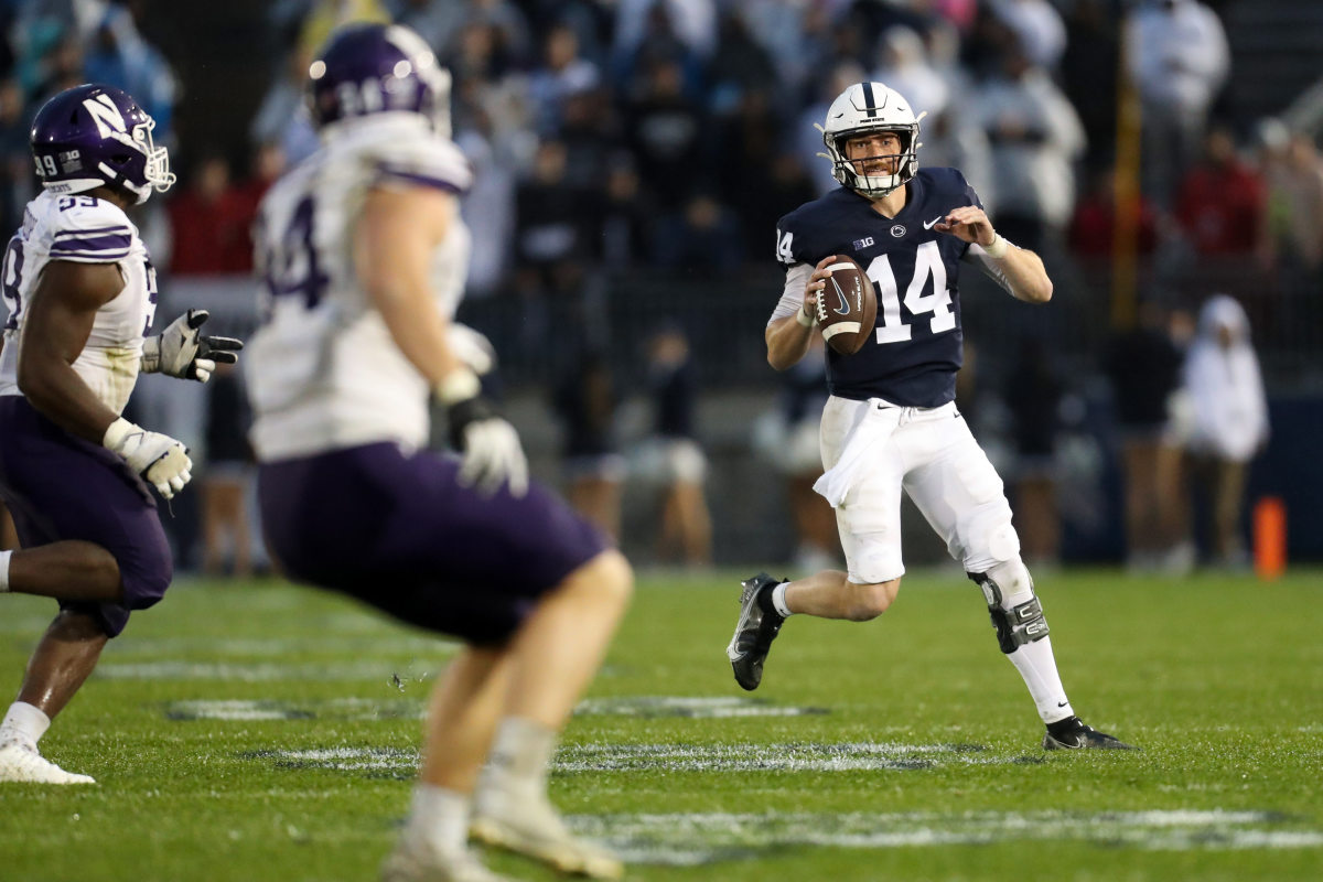 Penn State Nittany Lions Quarterback Sean Clifford Gets Win Vs ...