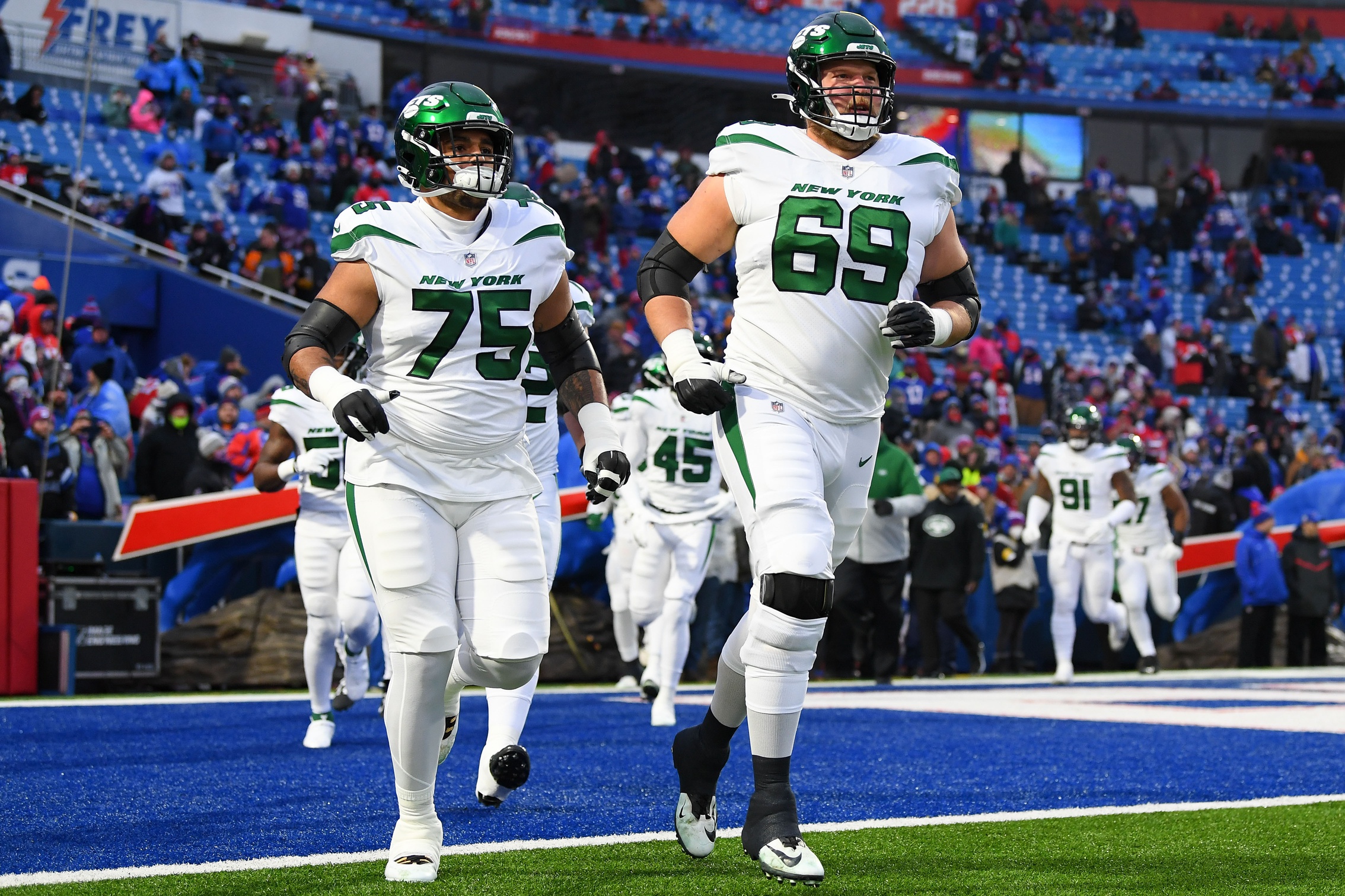 New York Jets Will End This Season With Offensive Line in Shambles - Sports  Illustrated New York Jets News, Analysis and More