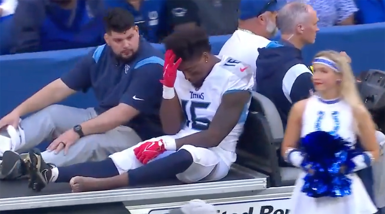 Treylon Burks: Titans Wide Receiver Carted off Field vs. Colts - Sports  Illustrated