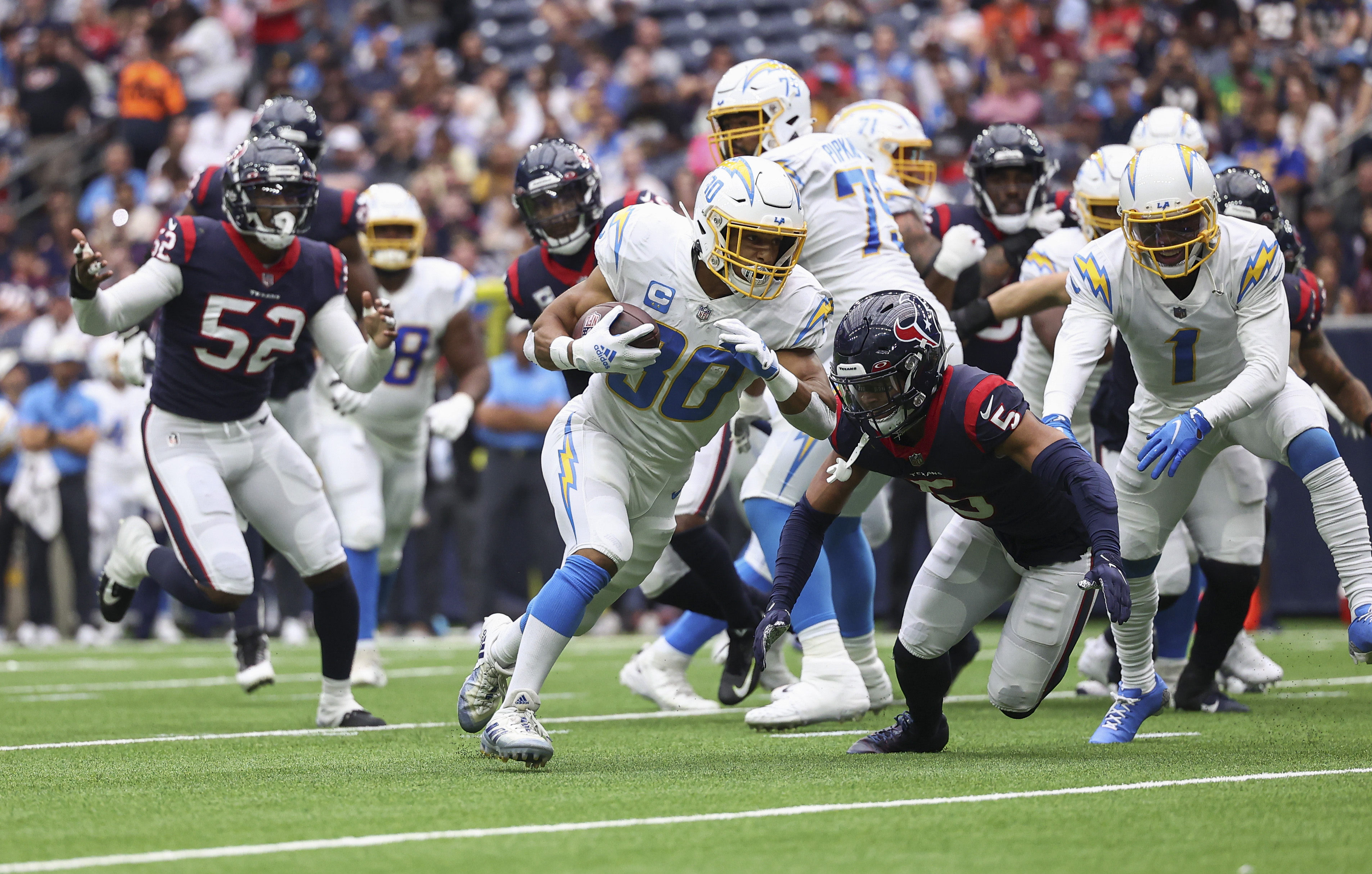 Governor Participates in Chargers vs. Texans Coin Toss