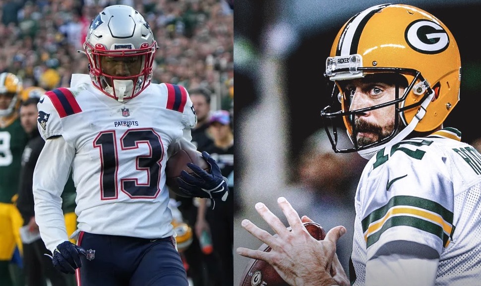 Can't-Miss Play: New England Patriots rookie cornerback Jack Jones nabs a  40-yard pick-six from Green Bay Packers quarterback Aaron Rodgers for the  rookie's second takeaway of the game