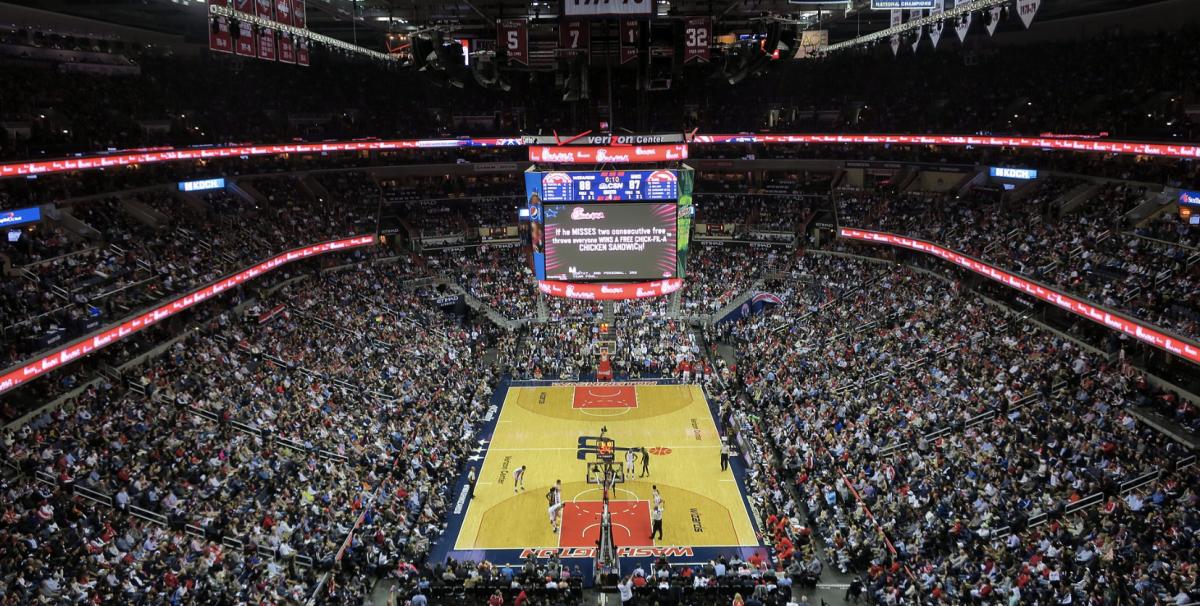 Capital One Arena interior