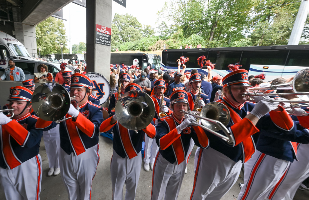 AU Band before the game between Auburn and Georgia at Sanford Stadium.Todd Van Emst / AU Athletics