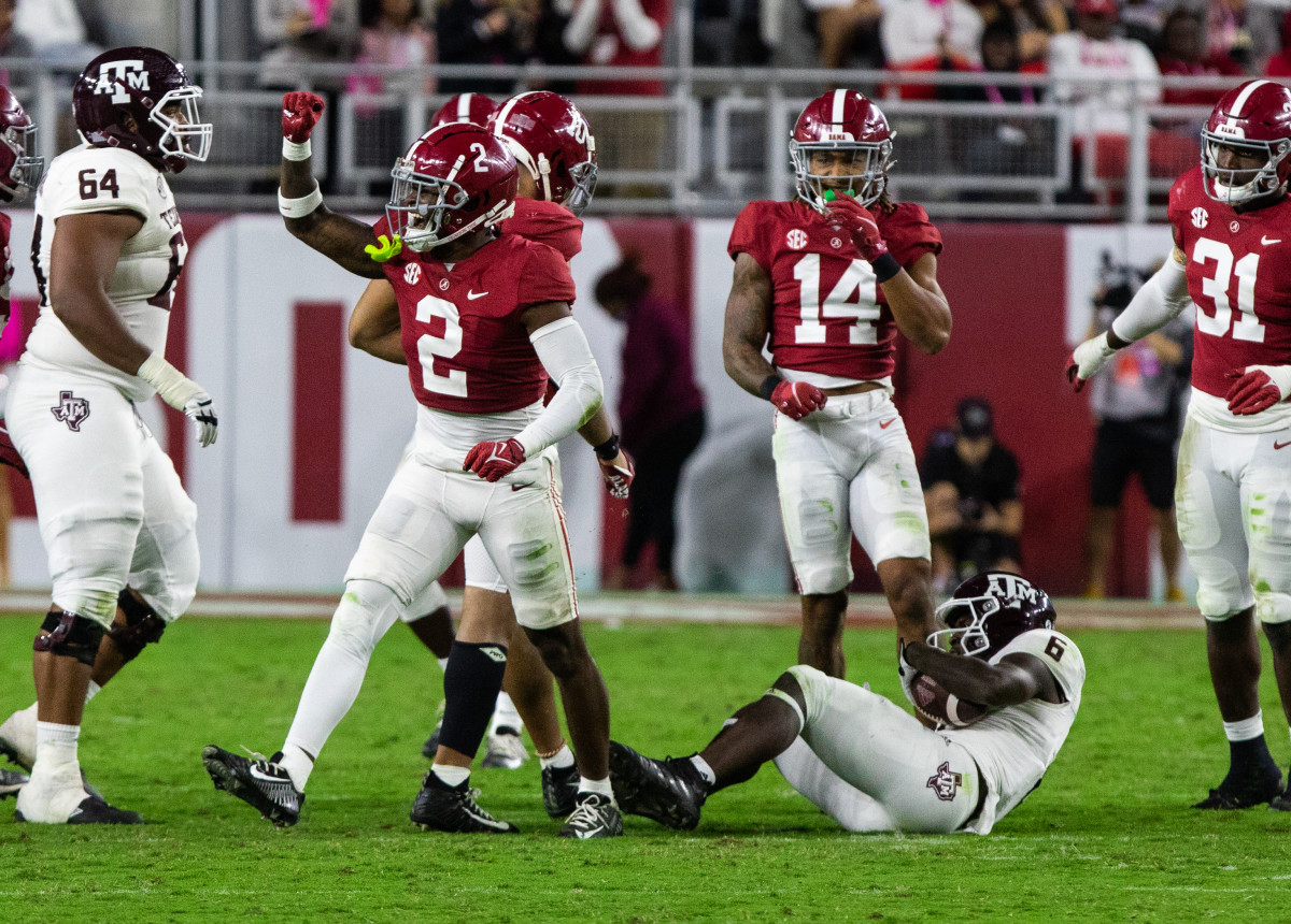 Alabama DB DeMarcco Hellams lands with Falcons in Round 7