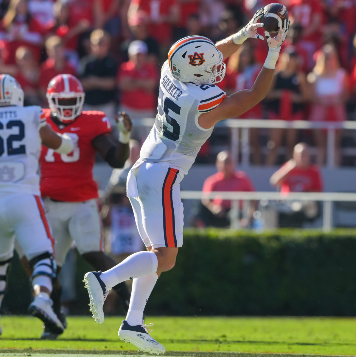 John Samuel Shenker makes a catch vs Georgia.