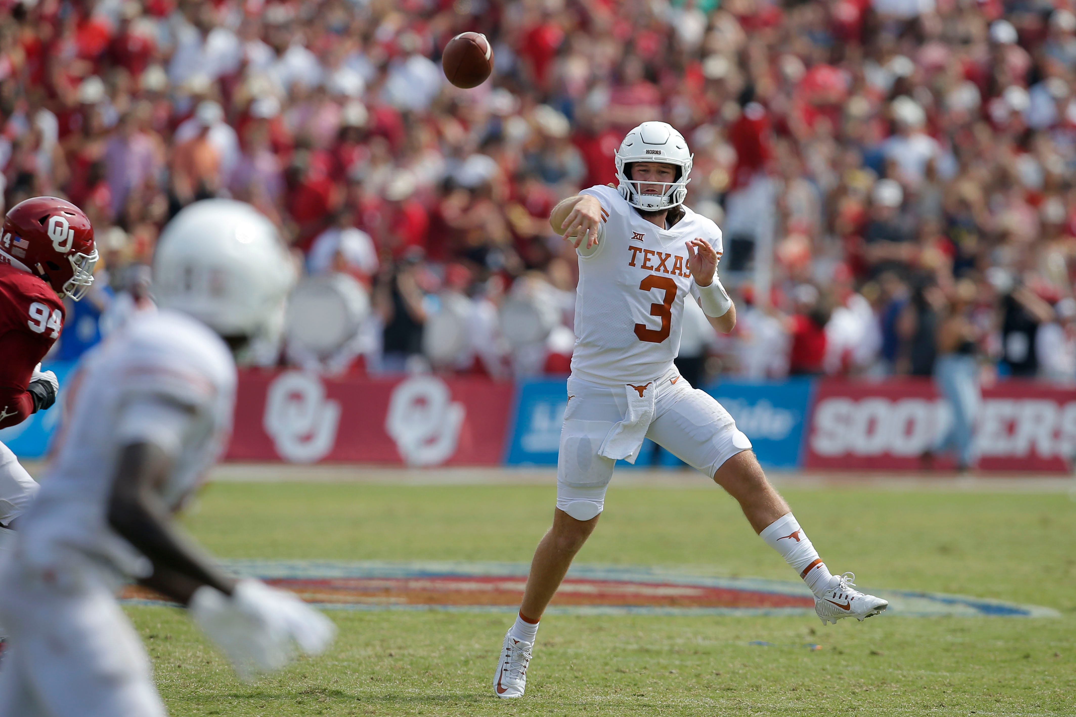 Texas Longhorns QB Quinn Ewers Oozed Swagger Red River Blowout Win vs ...