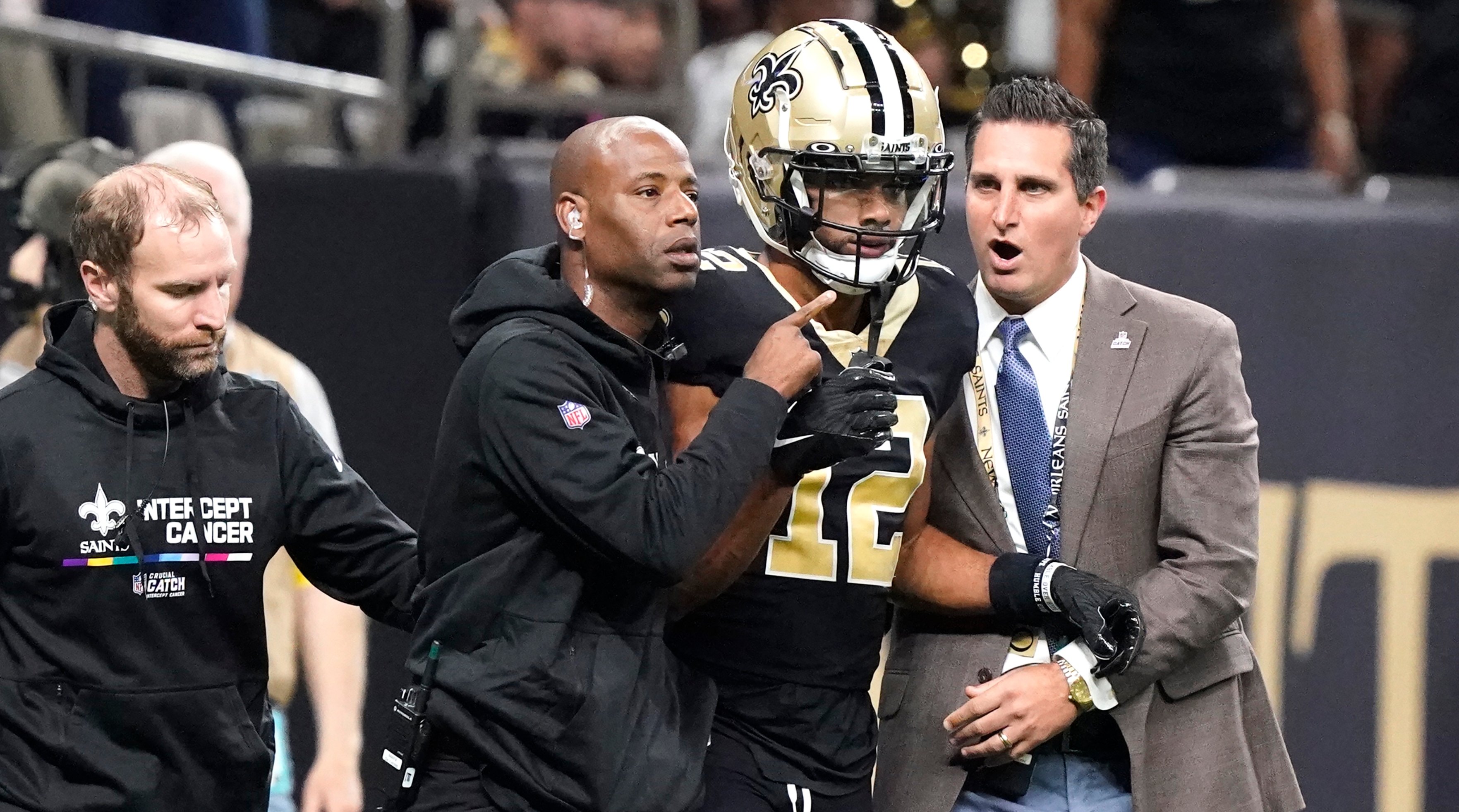 Saints' Chris Olave Ruled Out With Concussion vs. Seahawks - Sports  Illustrated